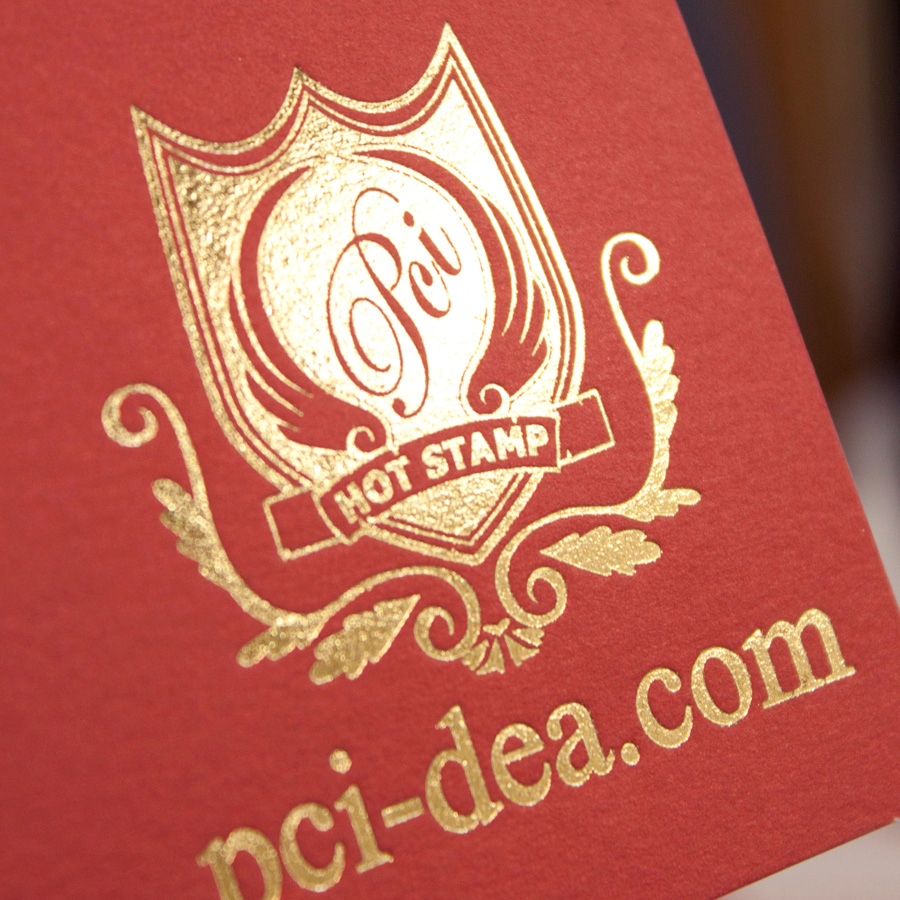 箔押し加工(金)制作例