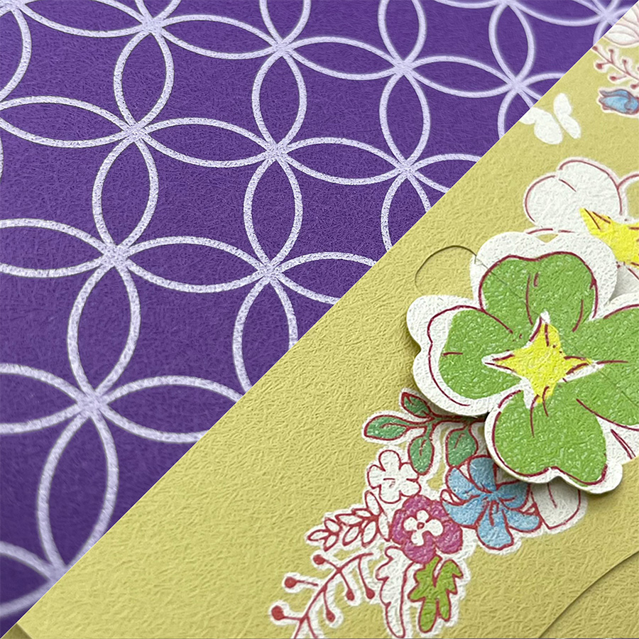 ホワイトトナーで印刷した制作物