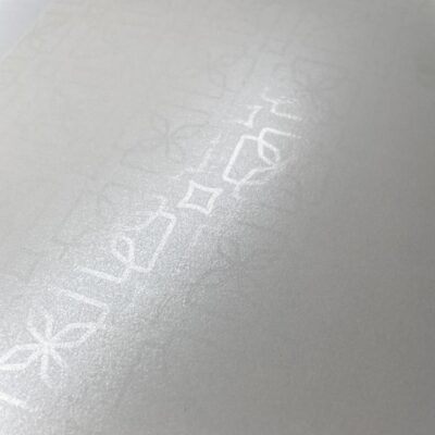 クリアトナーで印刷した制作物