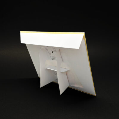 額縁封筒_組み立て裏 額縁封筒 組み立てイメージ裏